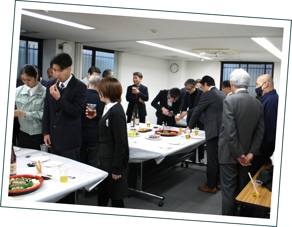 12月　餅つき写真